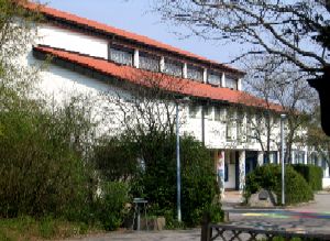 Die Jahnhalle in Harthausen