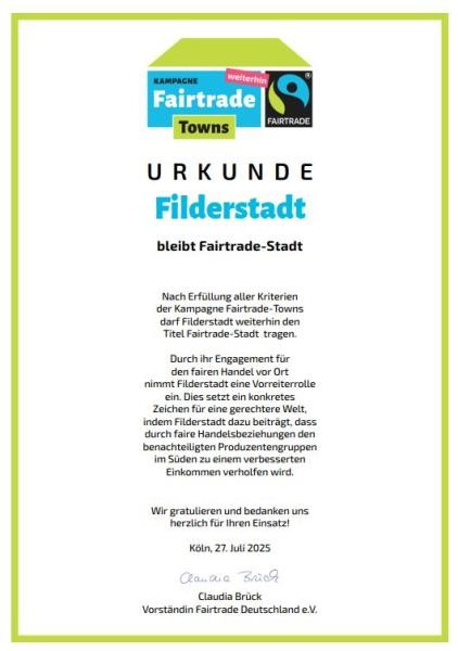 Foto: e Das neue Zertifikat.