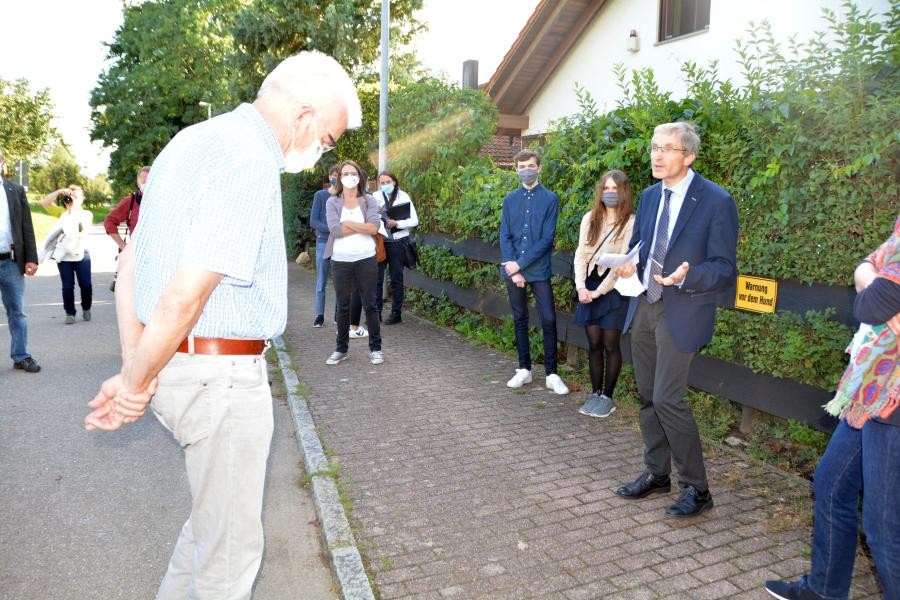 Stadtrat Hermann im Gespräch mit Winfried Kretschmann