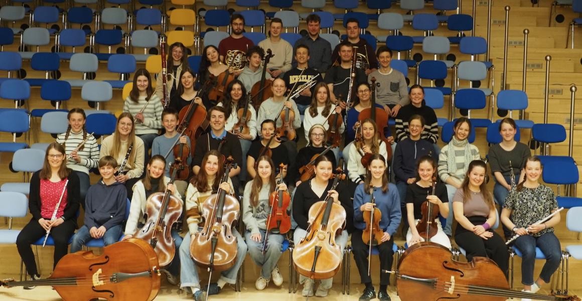Foto: Musikschule Filderstadt Das gesamte Orchester auf einen Blick