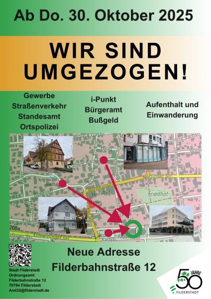 Plakat: Ordnungsamt Filderstadt Plakat