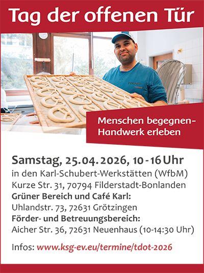Plakat: Karl-Schubert-Werstätten