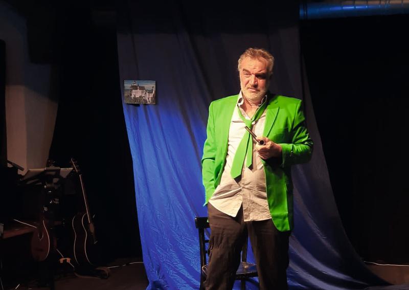 Michael Miensopust auf der Bühne