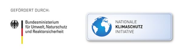 Logo des Bundesmisteriums für Umwelt, Naturschutz und Reaktorsicherheit sowie das Logo der Nationalen Klimaschutz Initiative