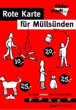 Rote Karte für Müllsünden