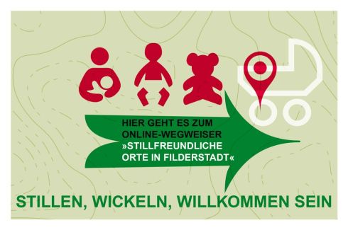 Das Logo der Initiative Stillen, Wickeln Willkommen sein. Das Logo ist eine Verlinkung auf die Seite der Initiative.