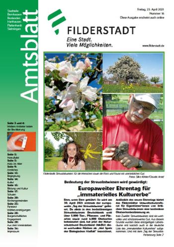 Amtsblattartikel vom 23. April 2021
