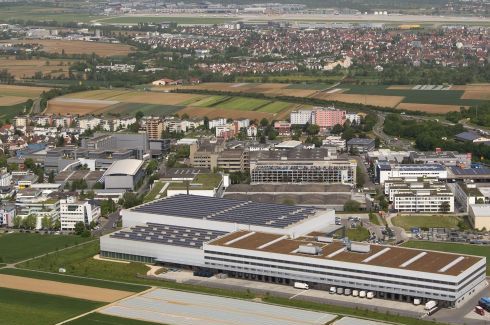 Luftbild Gewerbegebiet in Filderstadt-Bonlanden
