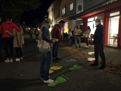 Der Ökologische Fußabdruck bei der Late Night Shopping-Aktion in Bernhausen