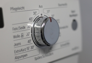 Einstellrad einer Waschmaschine